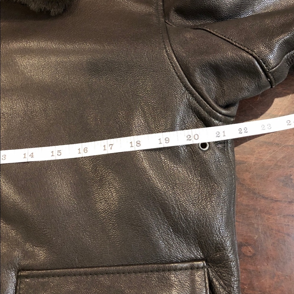 The CockPit USA Goatskin Leather Bomber Jacket 38R - Picture 15 of 16